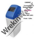 Commercial <b>SWAN CABINET</b> <font color=red>METERED</font> Clack WS1.25Cl Water Softeners - 1.25in Ports